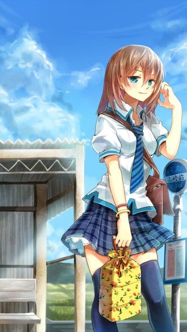 少女的绝对领域 手机壁纸 令人遐想的若隐若现