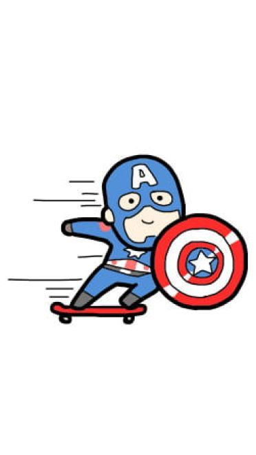 美国队长3 主角Q版头像等你拿