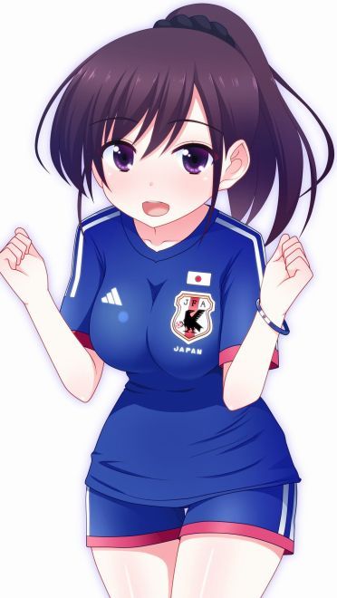 夏季运动会 足球少女上场啦 手机壁纸