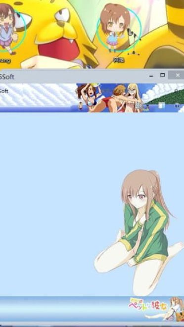 樱花庄的宠物女孩 青山七海 win8电脑主题下载