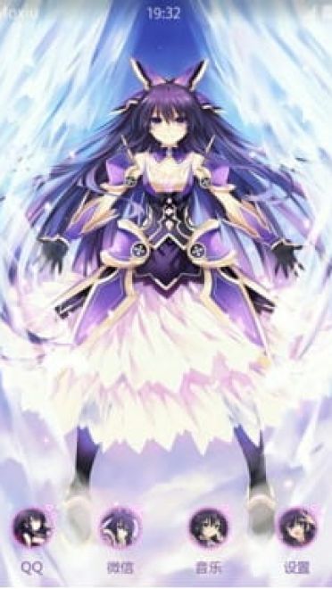 夜刀神十香 安卓手机主题下载