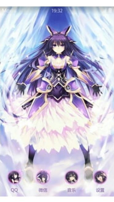 夜刀神十香 手机主题 约会大作战