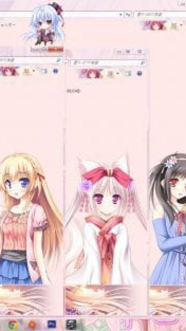 花色ヘプタグラム win7电脑主题  下载