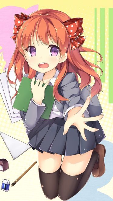 可爱的动漫女孩 手机壁纸 萌萌哒