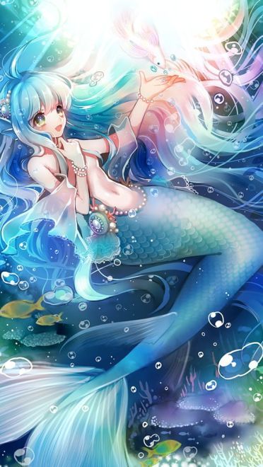 动漫少女美人鱼特辑 精美手机壁纸