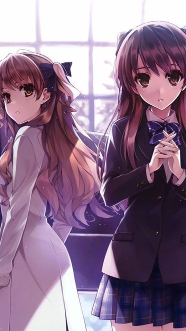 白色相簿2电脑壁纸 为什么你收图这么熟练