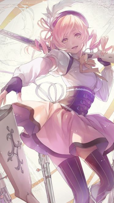 巴麻美 手机壁纸 魔法少女小圆