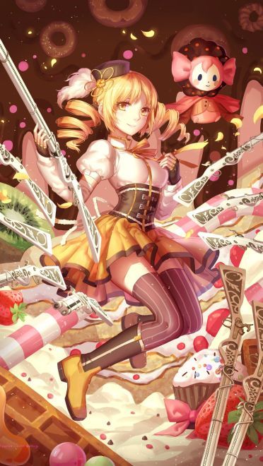 巴麻美 手机壁纸 魔法少女小圆