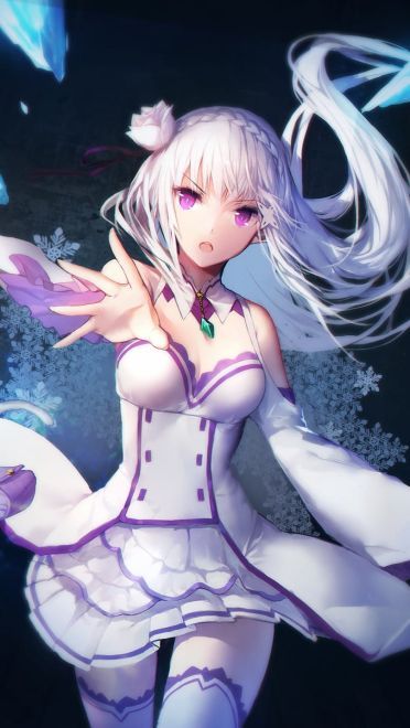 艾米莉娅手机壁纸 从零开始的异世界生活艾米莉娅