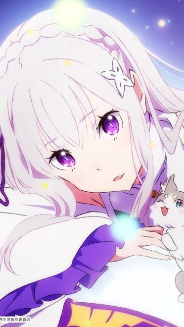 艾米莉娅手机壁纸 从零开始的异世界生活艾米莉娅