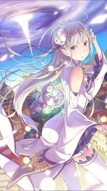 艾米莉娅手机壁纸 从零开始的异世界生活艾米莉娅