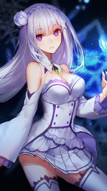 艾米莉娅手机壁纸 从零开始的异世界生活艾米莉娅