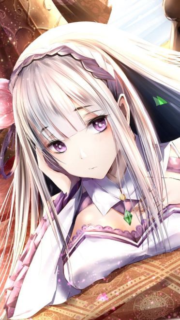 艾米莉娅手机壁纸 从零开始的异世界生活艾米莉娅