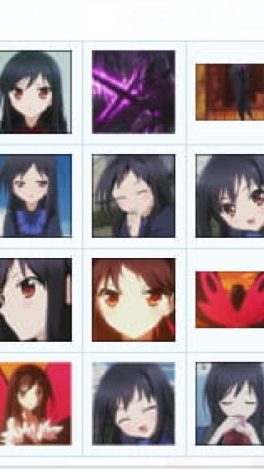 黑雪姬 动漫QQ表情包 加速世界