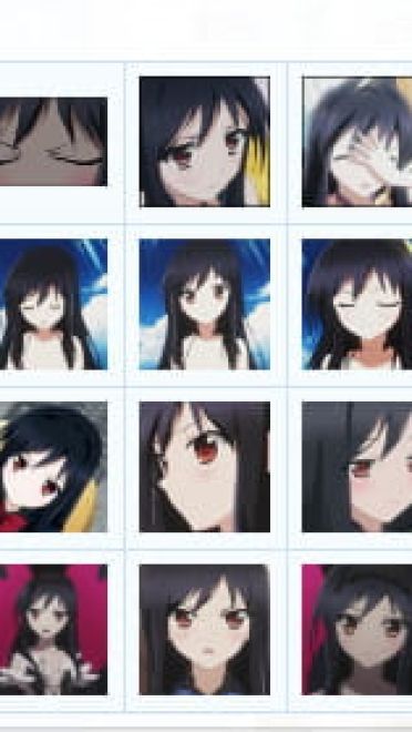 黑雪姬 动漫QQ表情包 加速世界