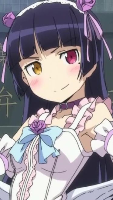 我的妹妹不可能那么可爱五更琉璃 黑猫壁纸美图(1)