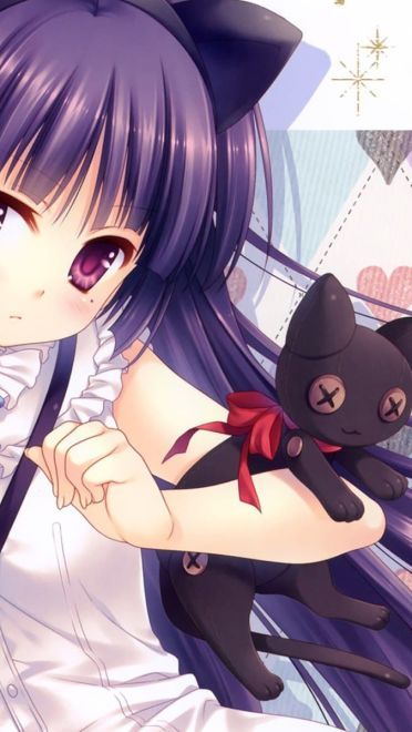 我的妹妹不可能那么可爱五更琉璃 黑猫壁纸美图(1)