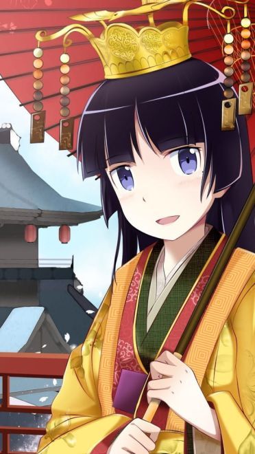 我的妹妹不可能那么可爱五更琉璃 黑猫壁纸美图(1)