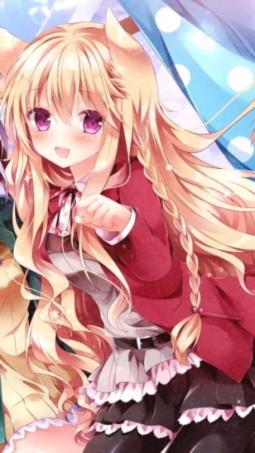 长发什么的最喜欢了 桌面壁纸 飘飘飞扬