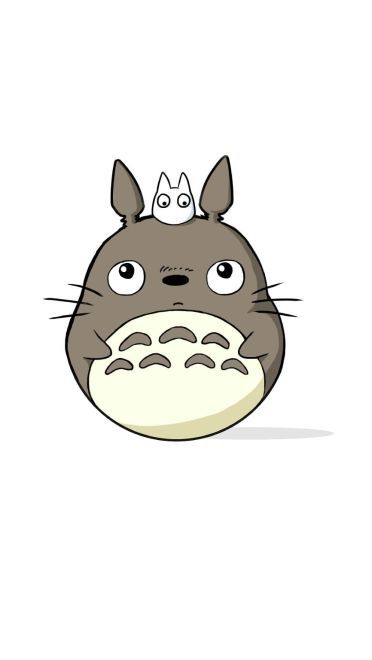 龙猫手机壁纸 萌你一脸