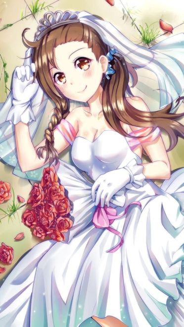 少女的花嫁 手机壁纸 幸福时刻