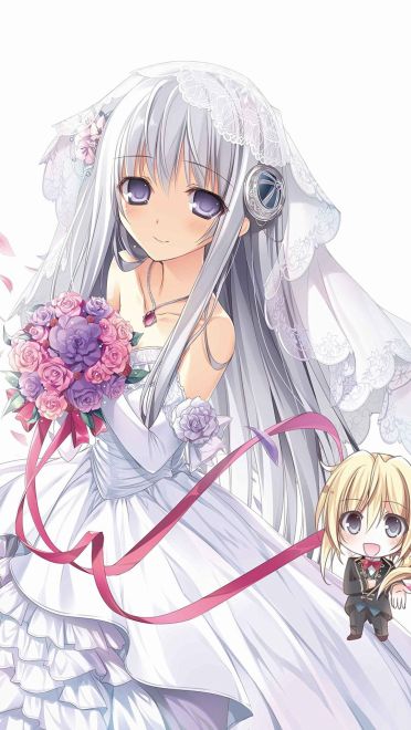 少女的花嫁 手机壁纸 幸福时刻