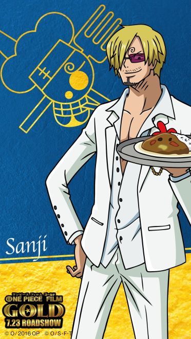 《海贼王》剧场版手机壁纸 草帽团与零食翩翩起舞