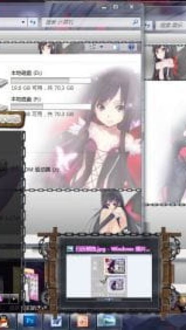 【win7主题】加速世界-黑雪姬