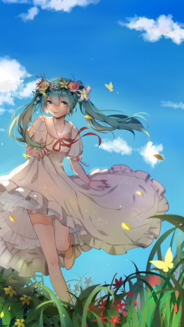 动漫少女 手机壁纸 清凉一夏