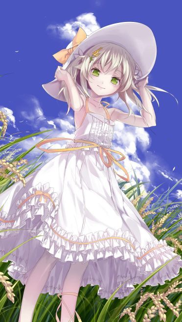 动漫少女 手机壁纸 清凉一夏