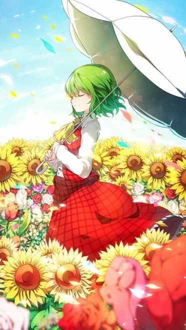 动漫少女 手机壁纸 清凉一夏