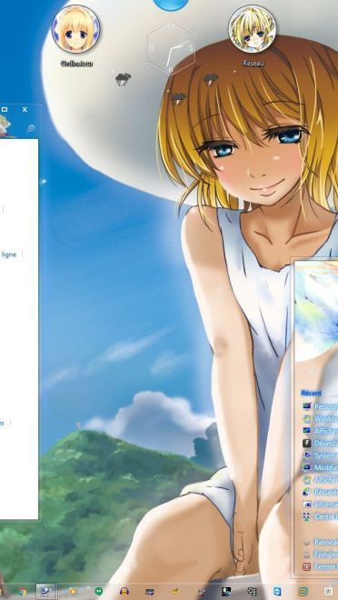 【win7主题】夏日的向日葵 AIR-神尾观铃 下载