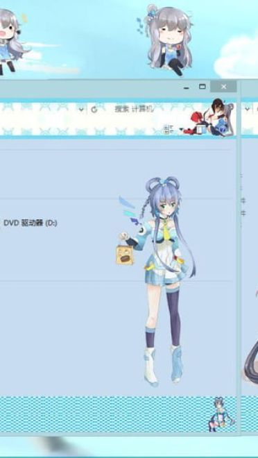 【win8/8.1主题】VOCALOID 洛天依（蓝） 下载