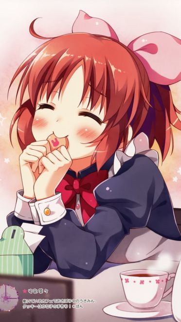 动漫小萝莉 手机壁纸 甜甜的微笑