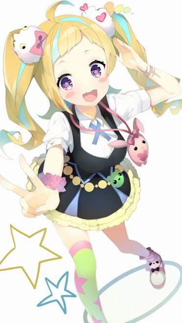 动漫小萝莉 手机壁纸 甜甜的微笑