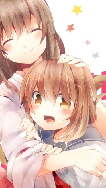 动漫少女 手机壁纸 百合情怀