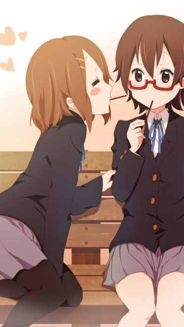 动漫少女 手机壁纸 百合情怀