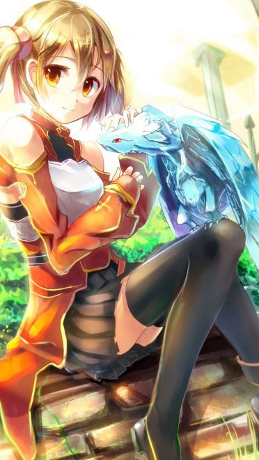 刀剑神域平胸萝莉西莉卡精美壁纸美图