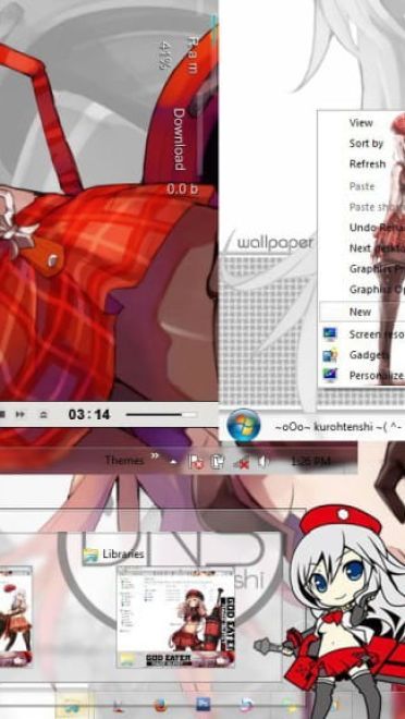 【win7主题】弑神者/噬神者 爱丽莎·I·阿米爱拉 下载