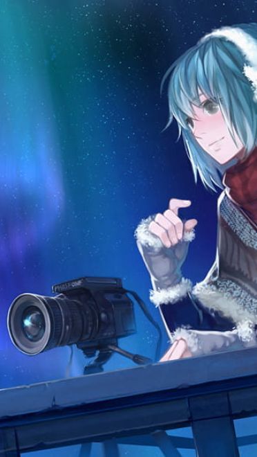 动漫中的星空壁纸：梦开始的地方