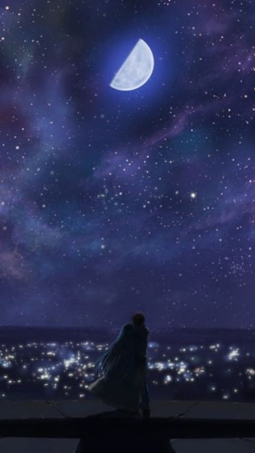 动漫中的星空壁纸：梦开始的地方