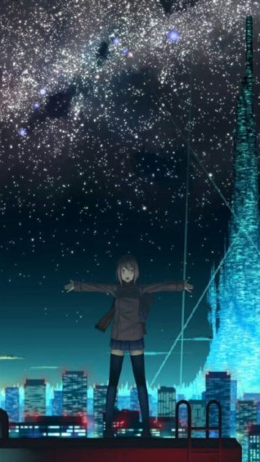 动漫中的星空壁纸：梦开始的地方