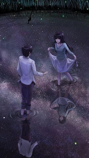 动漫中的星空壁纸：梦开始的地方