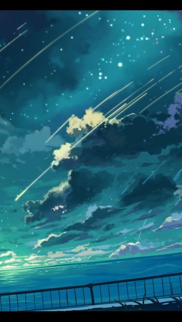 动漫中的星空壁纸：梦开始的地方