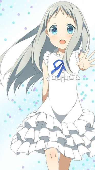 未闻花名 治愈系少女面码手机壁纸