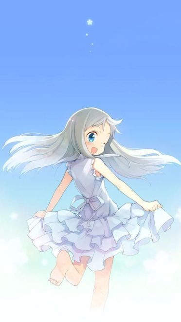 未闻花名 治愈系少女面码手机壁纸