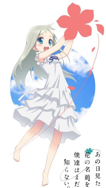 未闻花名 治愈系少女面码手机壁纸