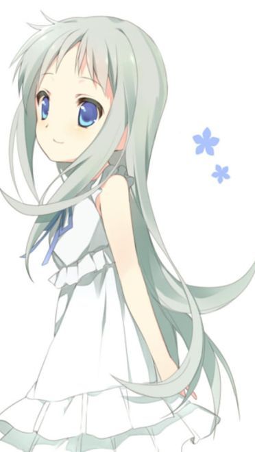 未闻花名 治愈系少女面码手机壁纸