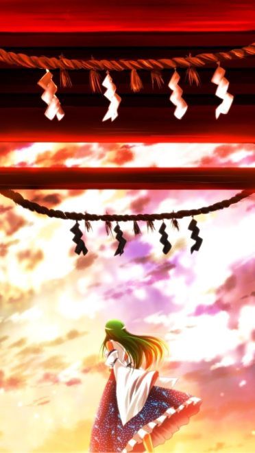 壁纸美作：夏日的神社