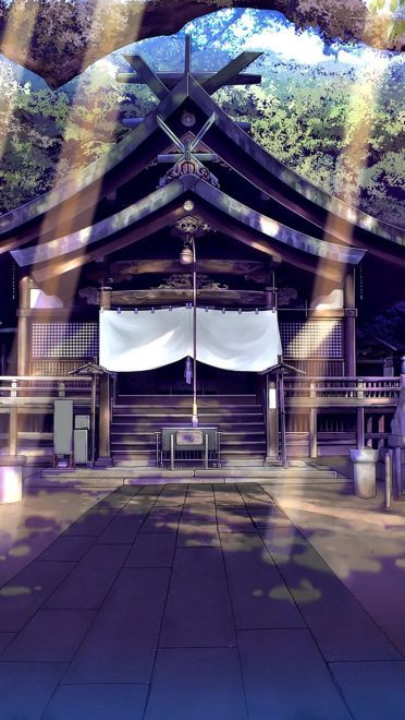 壁纸美作：夏日的神社